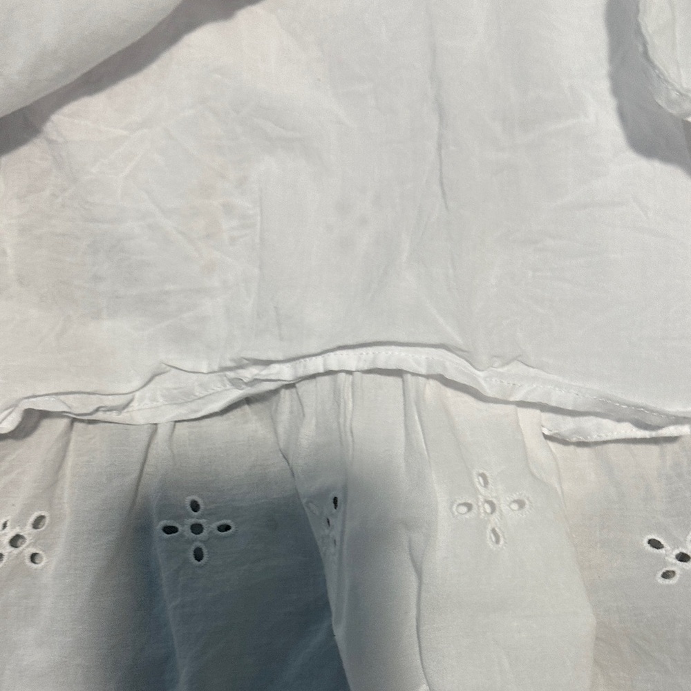 A Pea in the Pod White Eyelet Maxi Dress - Picture 6 of 10